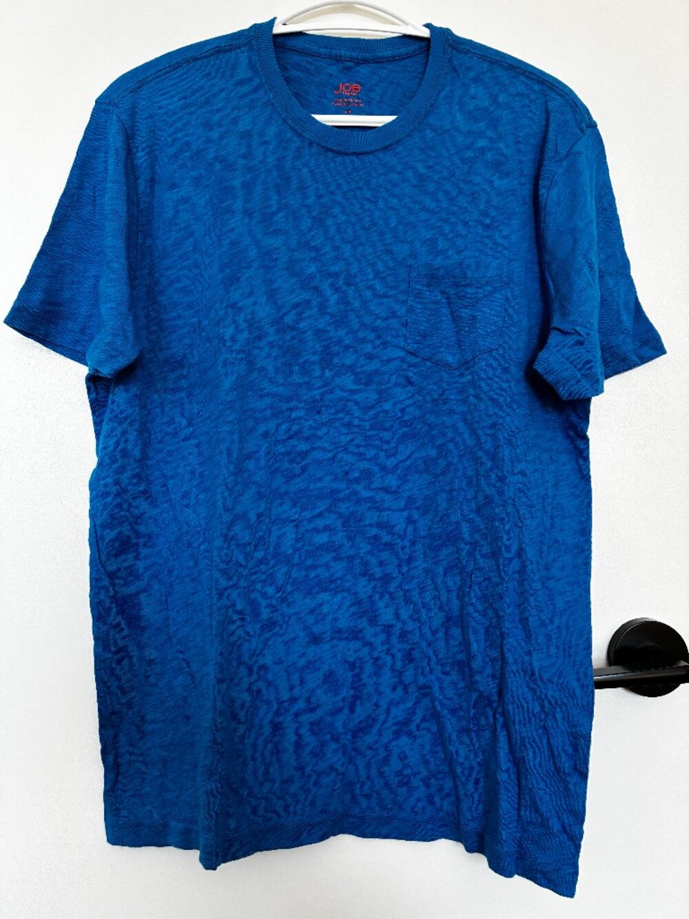 100% cotton relaxed blue t-shirt